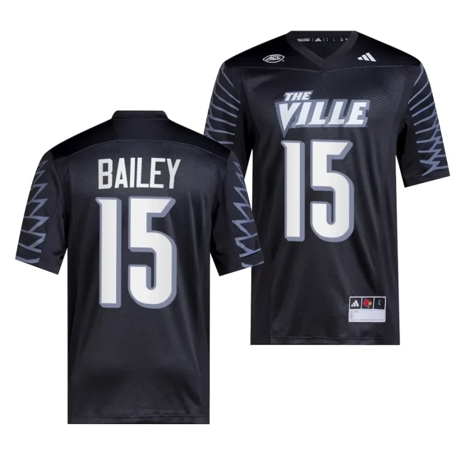 2023 louisville cardinals harrison bailey black premier college football jersey scaled