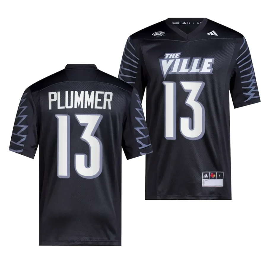 2023 louisville cardinals jack plummer black premier college football jersey scaled