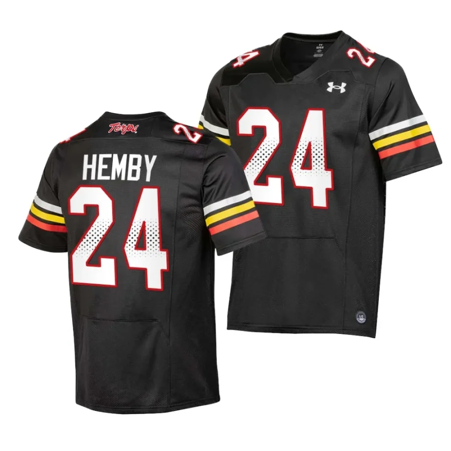 2023 maryland terrapins roman hemby black college football replica jersey scaled