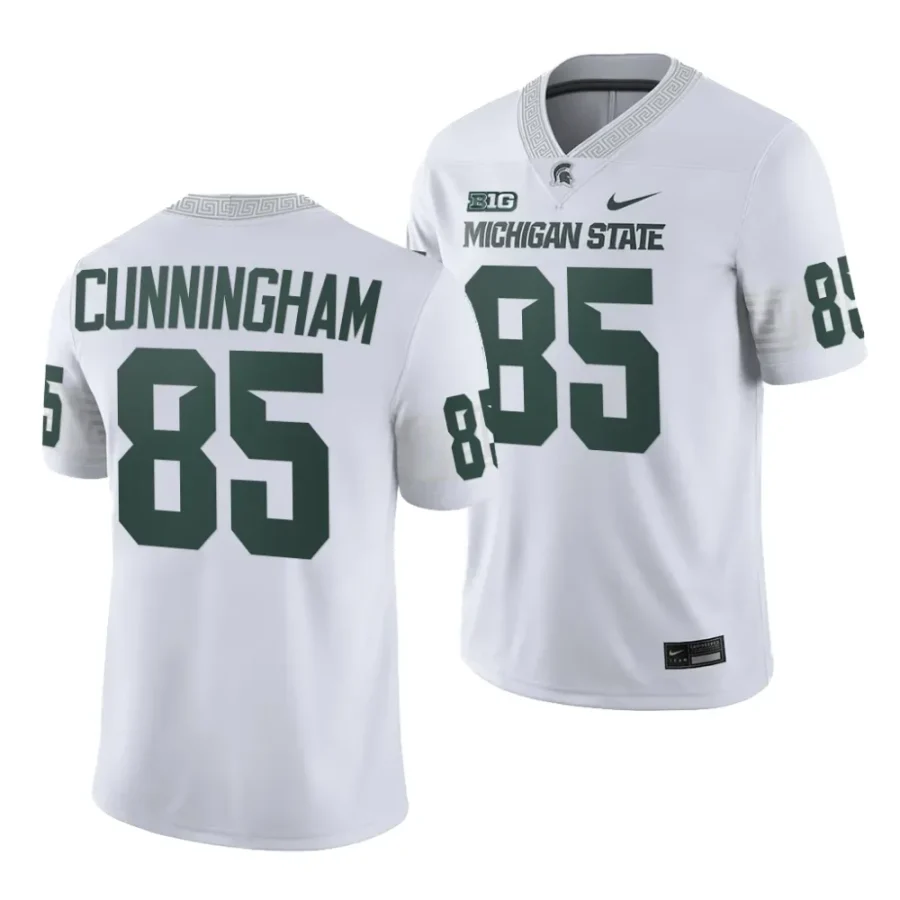 2023 michigan state spartans b.j. cunningham white college football game jersey scaled