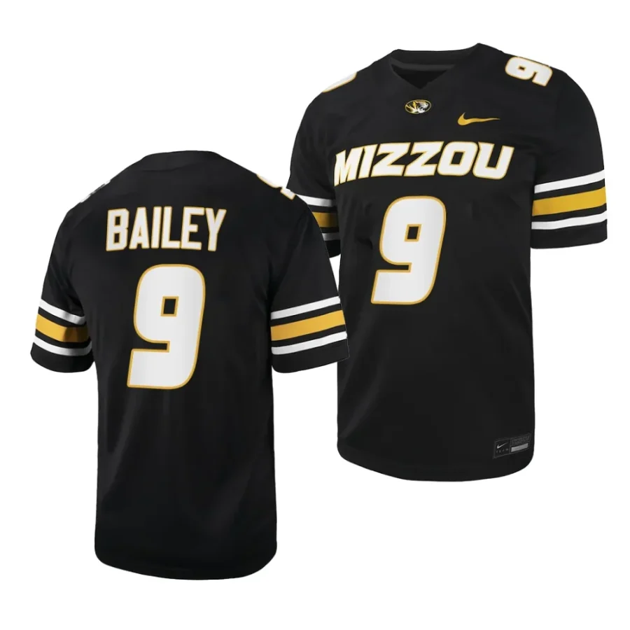 2023 missouri tigers chad bailey black nil football game jersey scaled