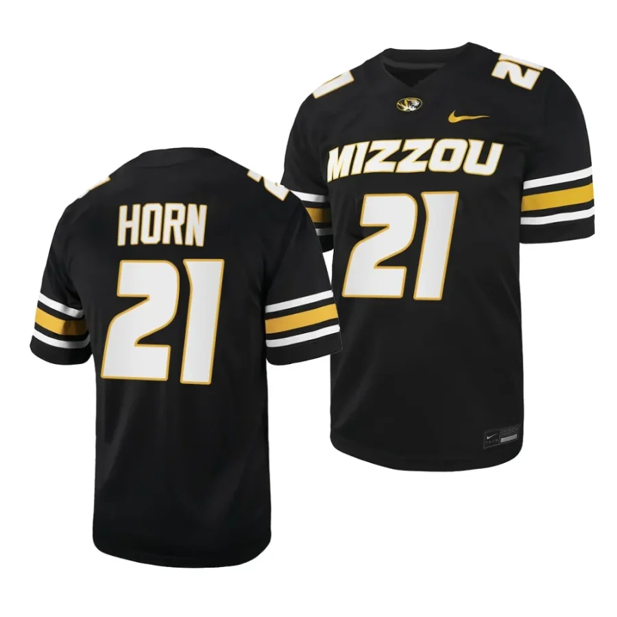 2023 missouri tigers sam horn black nil football game jersey scaled