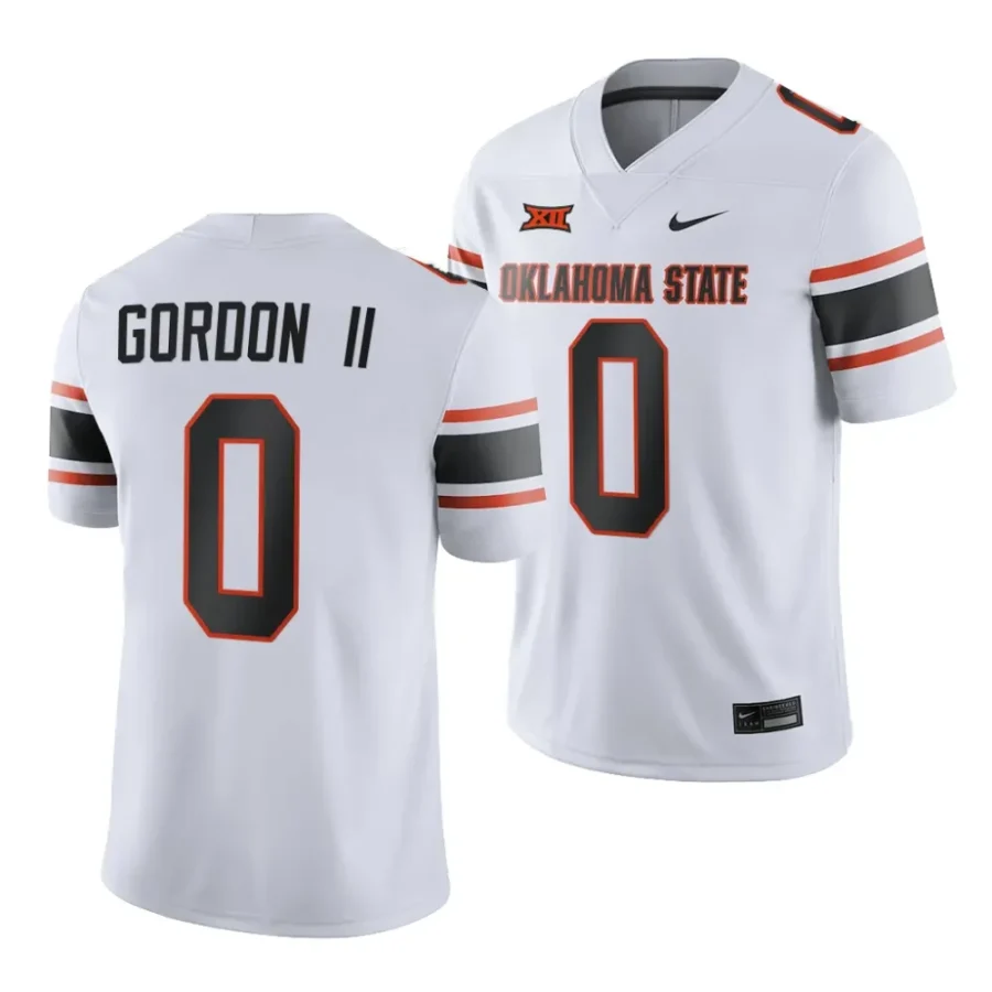 2023 oklahoma state cowboys ollie gordon ii white college football game jersey scaled