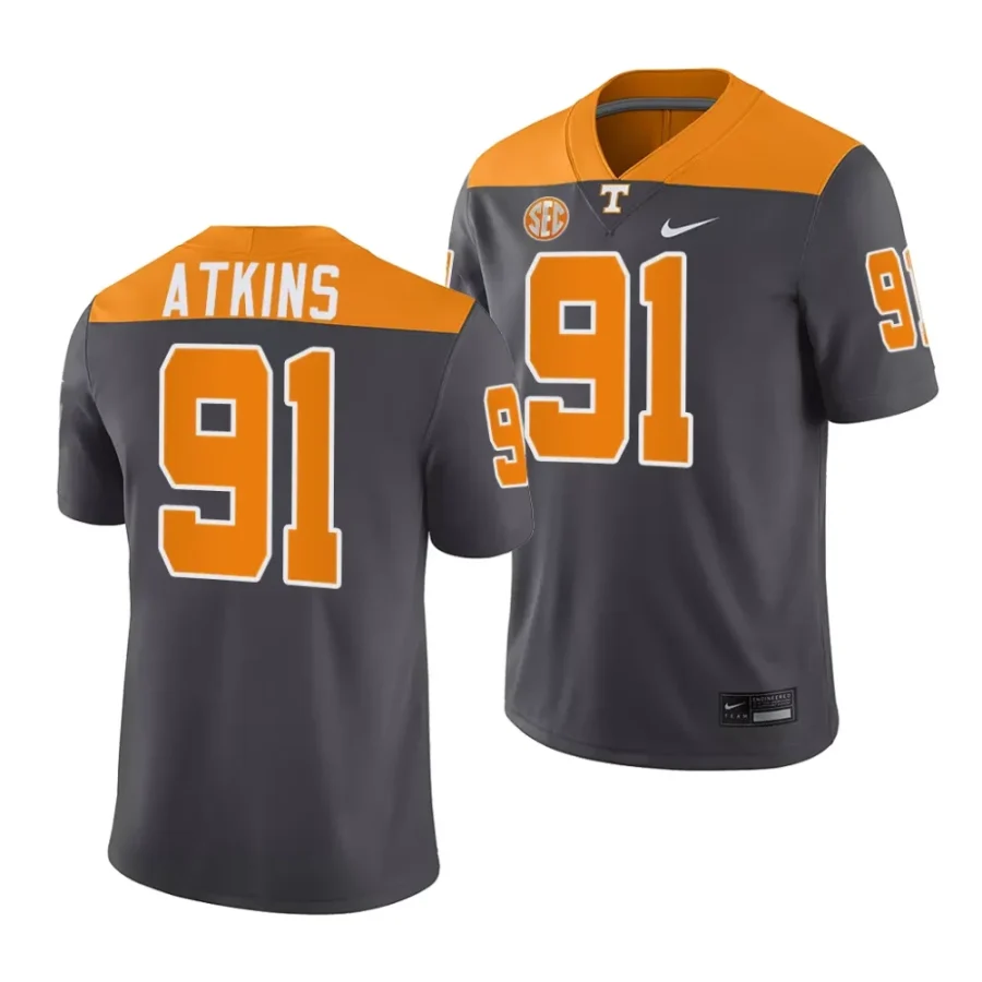 2023 tennessee volunteers doug atkins smokey grey artful dodger alternate football jersey scaled