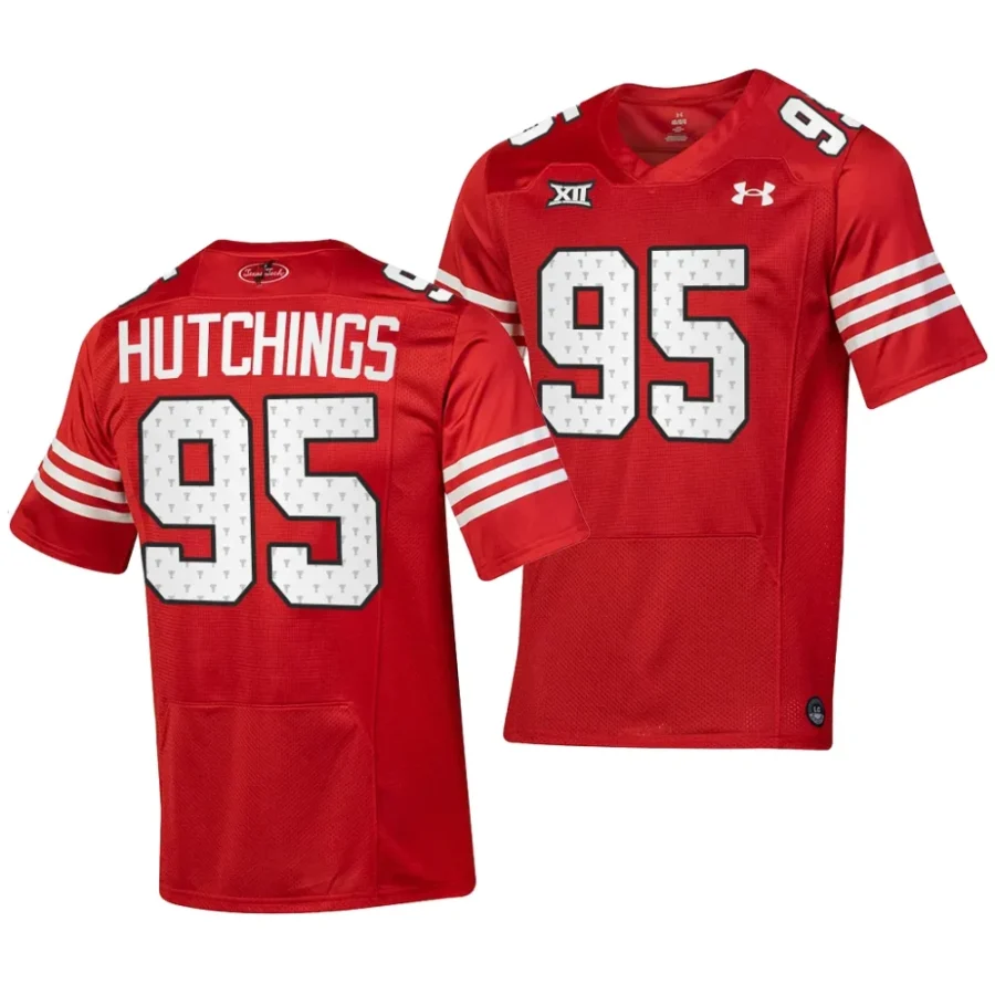 2023 texas tech red raiders jaylon hutchings red throwback replica football jersey scaled