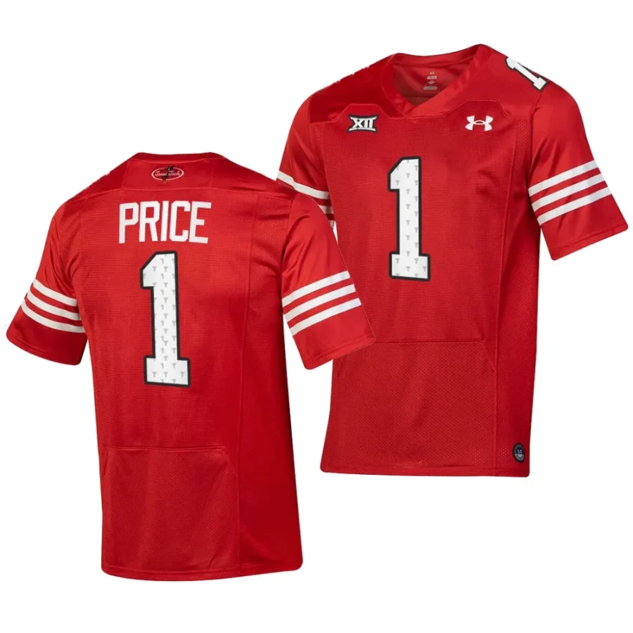 2023 texas tech red raiders myles price red throwback replica football jersey scaled