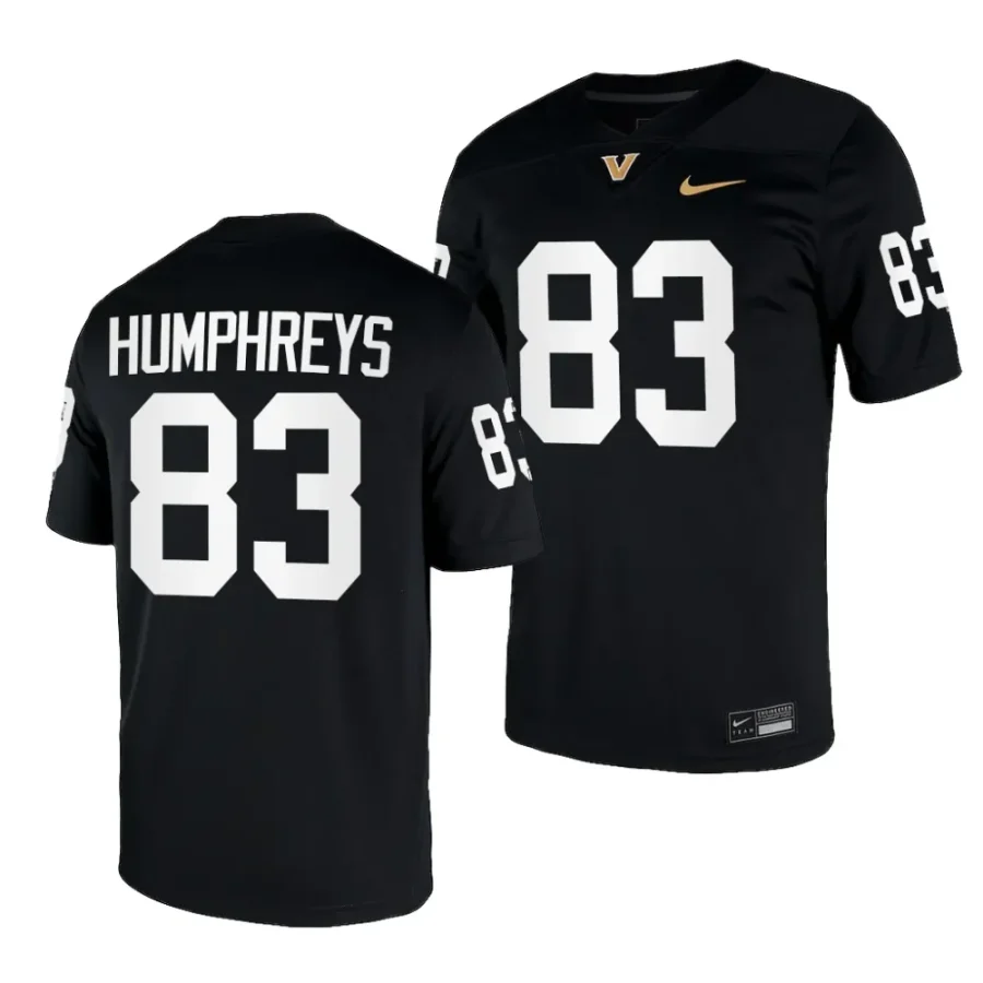 2023 vanderbilt commodores london humphreys black nil football game jersey scaled