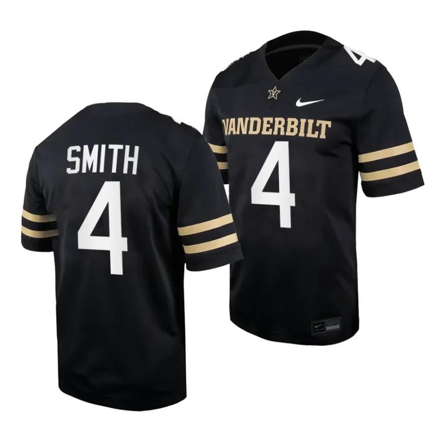 2023 vanderbilt commodores patrick smith black home football replica jersey scaled