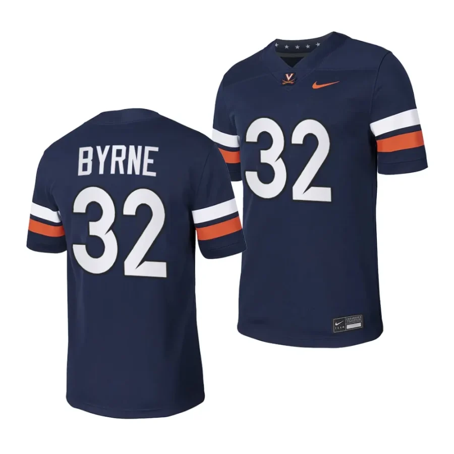 2023 virginia cavaliers luke byrne navy nil football game jersey scaled