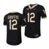 2023 wake forest demon deacons mitch griffis black home football replica jersey scaled