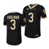 2023 wake forest demon deacons troy hoilman black home football replica jersey scaled