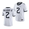 2023 west virginia mountaineers rodney gallagher iii white college football game jersey scaled
