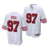 49ers nick bosa white alternate game jersey scaled