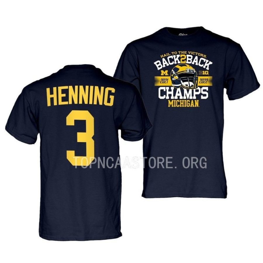 a.j. henning navy 2022 back to back big 10 champs football t shirts scaled