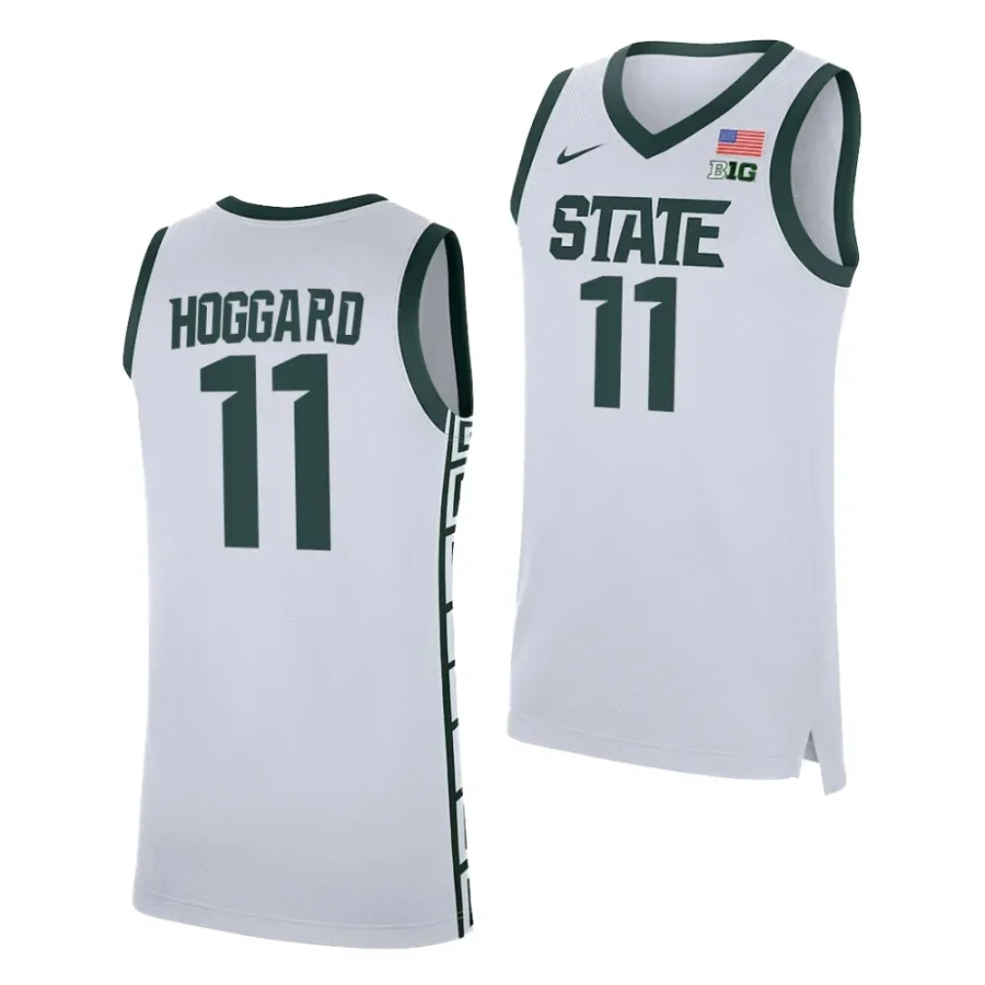 a.j. hoggard white replica basketball 2023 24 jersey scaled
