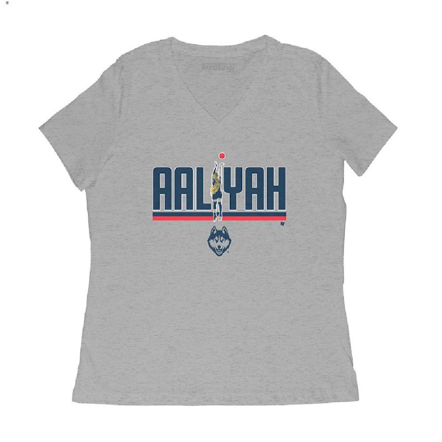 aaliyah edwards v neck womens basketball gray women shirt