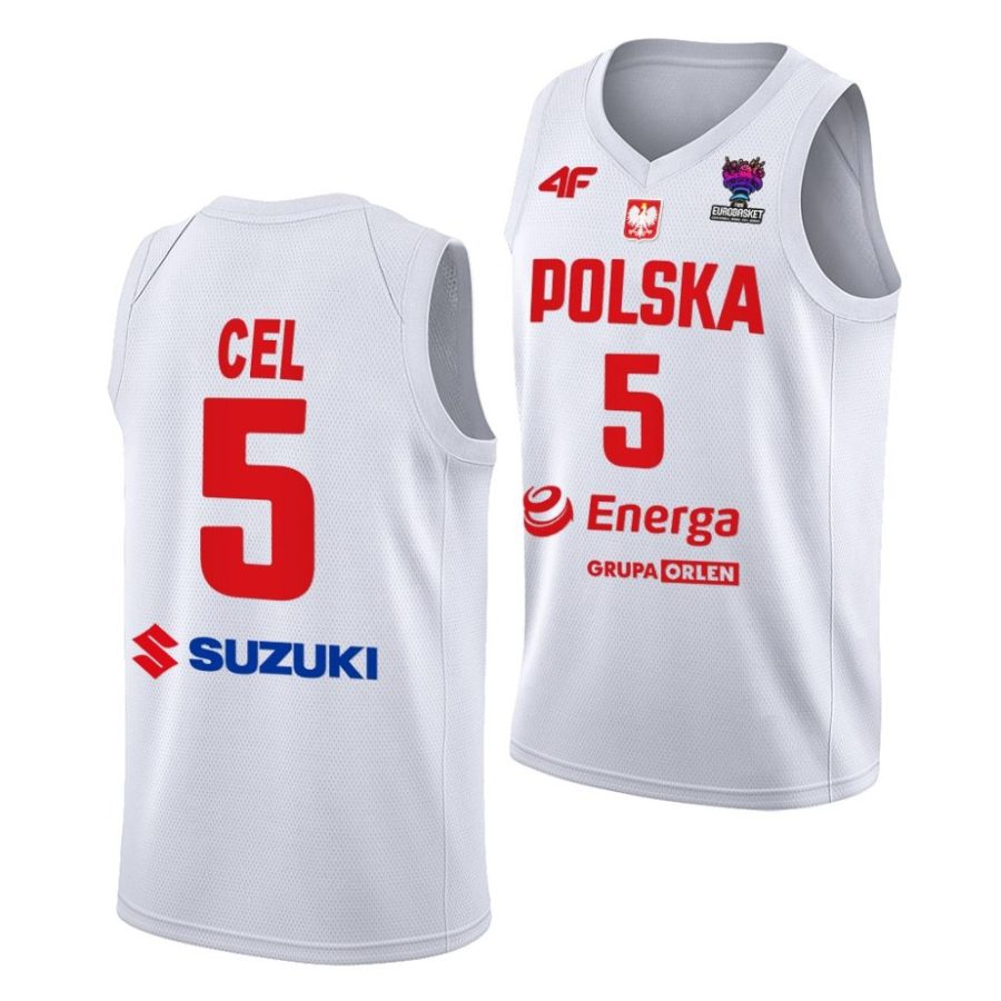 aaron cel poland fiba eurobasket 2022 white home jersey scaled