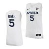 adam kunkel white college basketball 2022 23replica jersey scaled