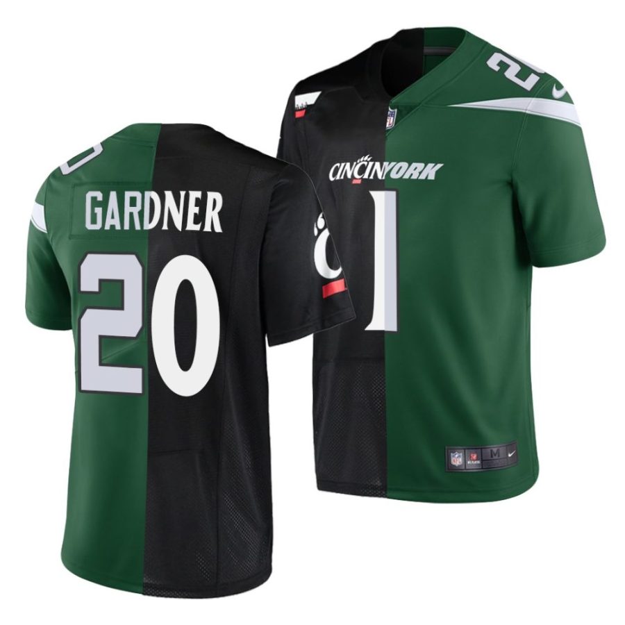 ahmad gardner black green 2022 nfl draft bearcats x jets jersey scaled