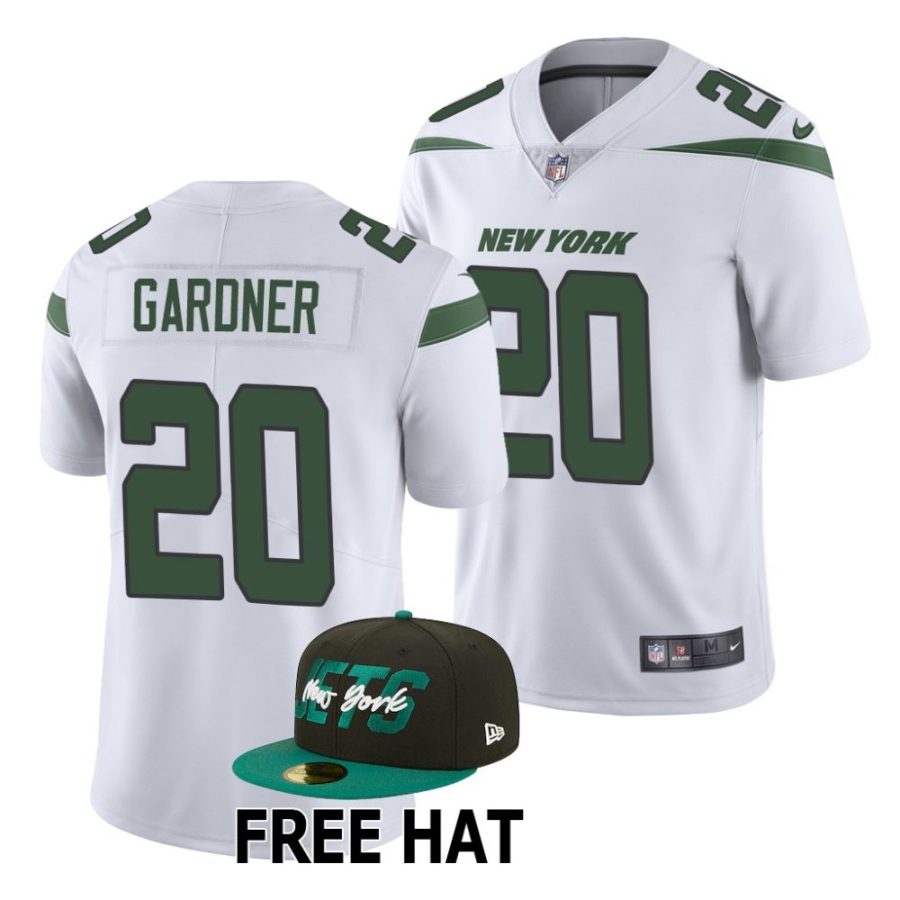 ahmad gardner new york jets 2022 nfl draft limited men white jersey scaled