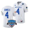 air force falcons haaziq daniels white 2022 armed forces bowl football jersey scaled