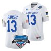 air force falcons pj ramsey white 2022 armed forces bowl football jersey scaled