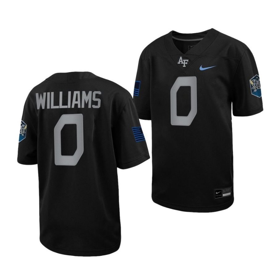 air force falcons trey williams youth black space force rivalry 2022 jersey scaled