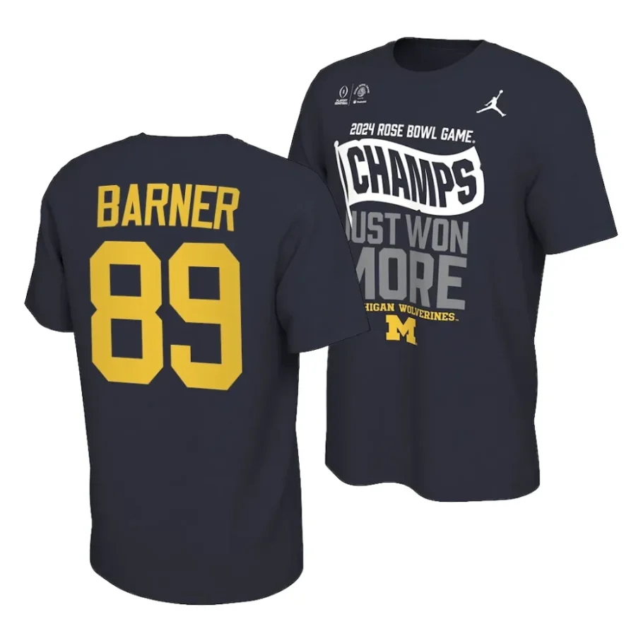 aj barner locker room cfbplayoff 2024 rose bowl champions navy t shirts scaled