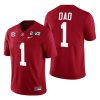 alabama crimson tide crimson 2022 fathers day gift greatest dad jersey scaled