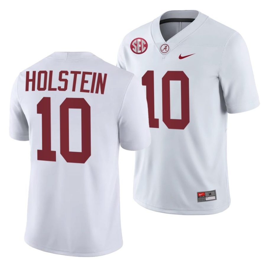 alabama crimson tide eli holstein white college football jersey scaled