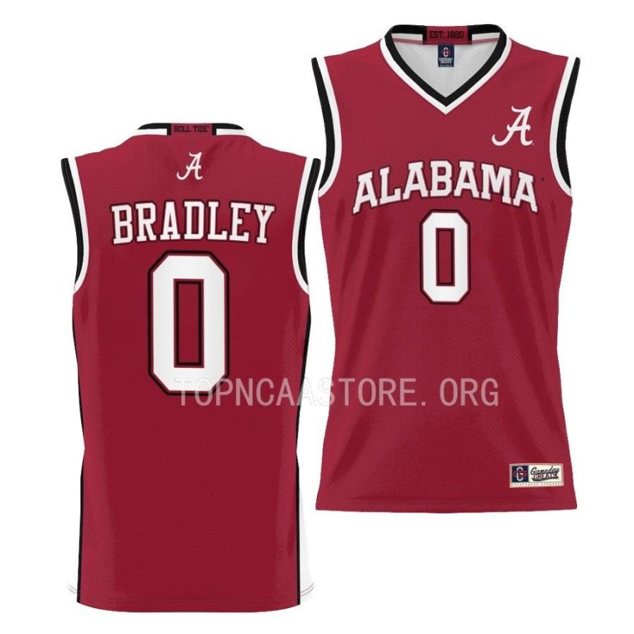 alabama crimson tide jaden bradley crimson college basketball youth jersey scaled