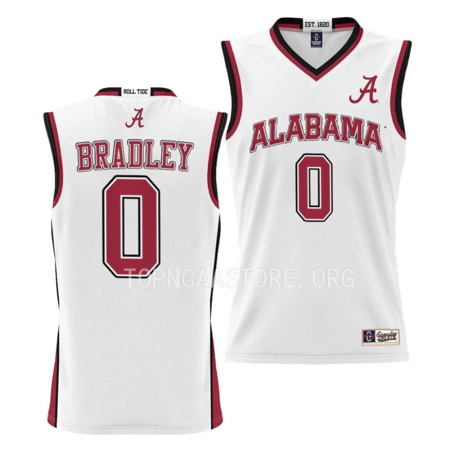 alabama crimson tide jaden bradley youth white college basketball jersey scaled