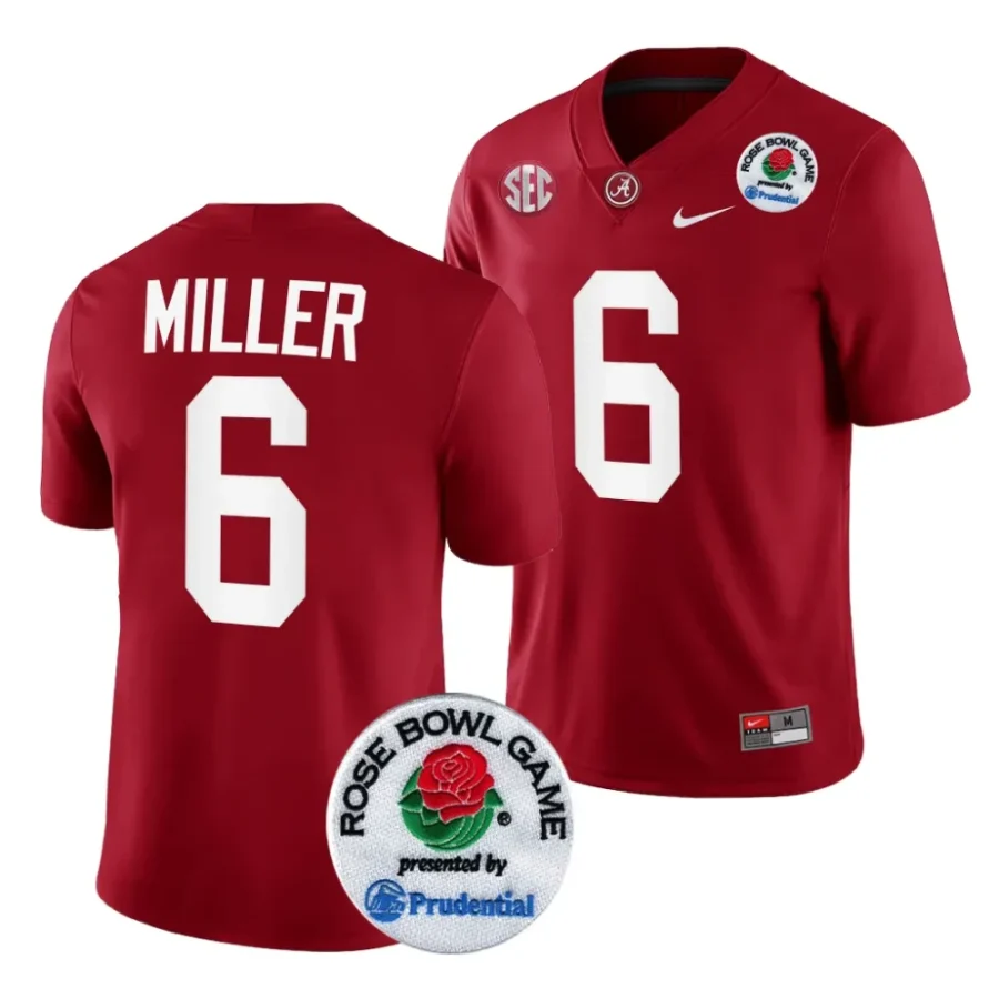 alabama crimson tide jam miller crimson 2024 rose bowl college football playoff jersey scaled