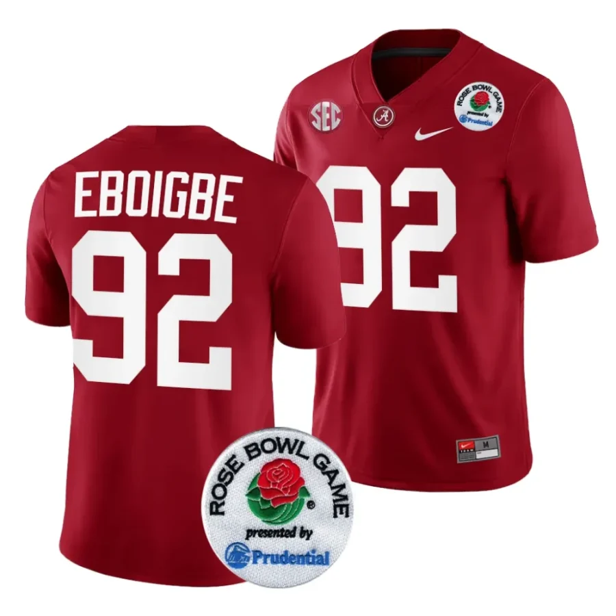 alabama crimson tide justin eboigbe crimson 2024 rose bowl college football playoff jersey scaled
