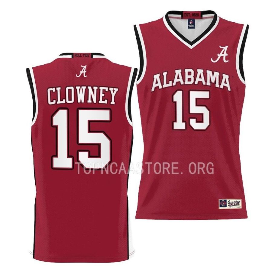 alabama crimson tide noah clowney crimson college basketball youth jersey scaled