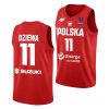 aleksander dziewa poland fiba eurobasket 2022 red away jersey scaled