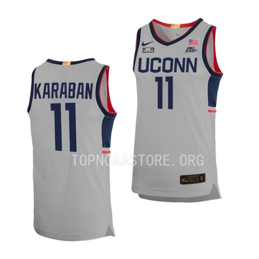 alex karaban gray alternate basketball limited jersey scaled