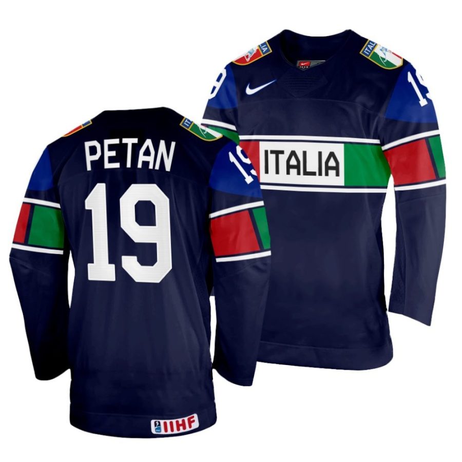 alex petan away 2022 iihf world championship navy jersey scaled