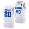 alexander madsen finland fiba eurobasket 2022 white home jersey scaled