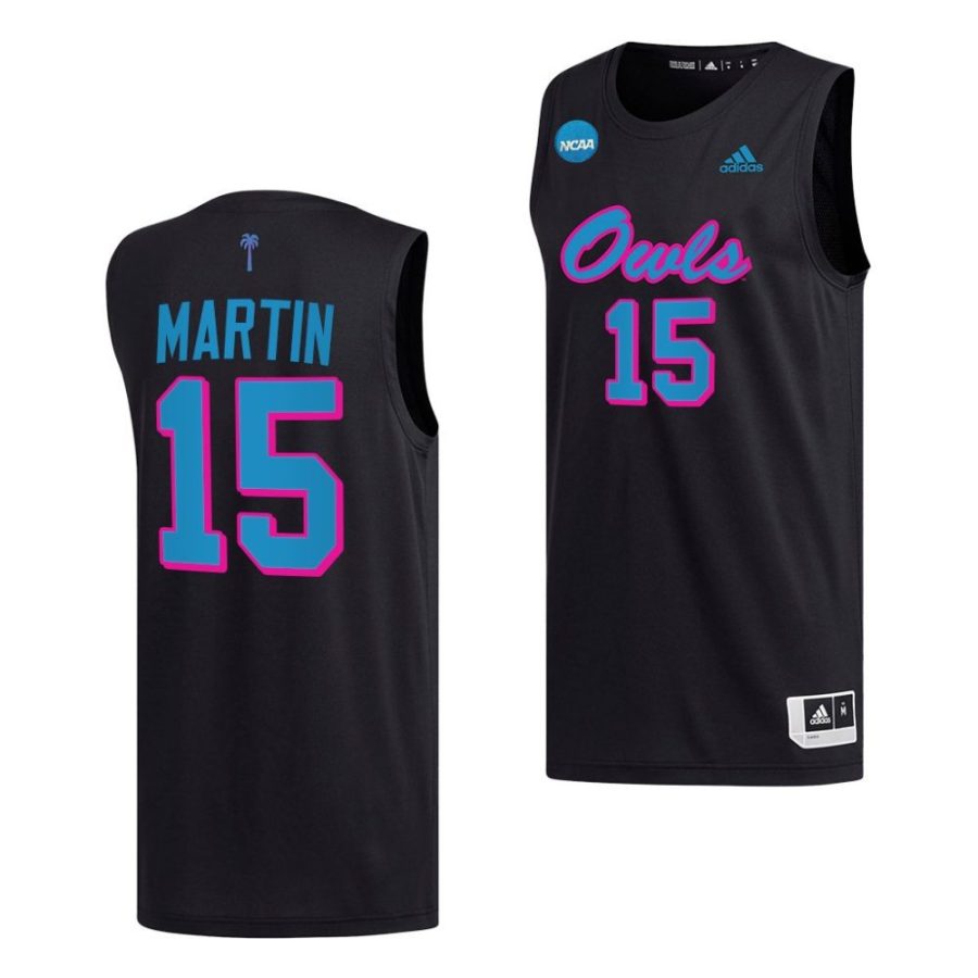 alijah martin fau owls 2023 ncaa march madness mens basketballblack jersey scaled