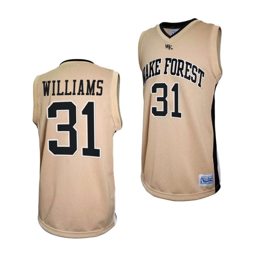 alondes williams gold retro basketball jersey scaled