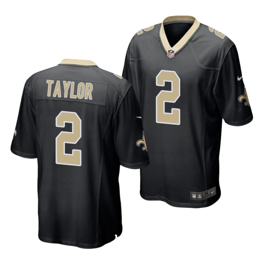 alontae taylor new orleans saints 2022 nfl draft game men black jersey scaled