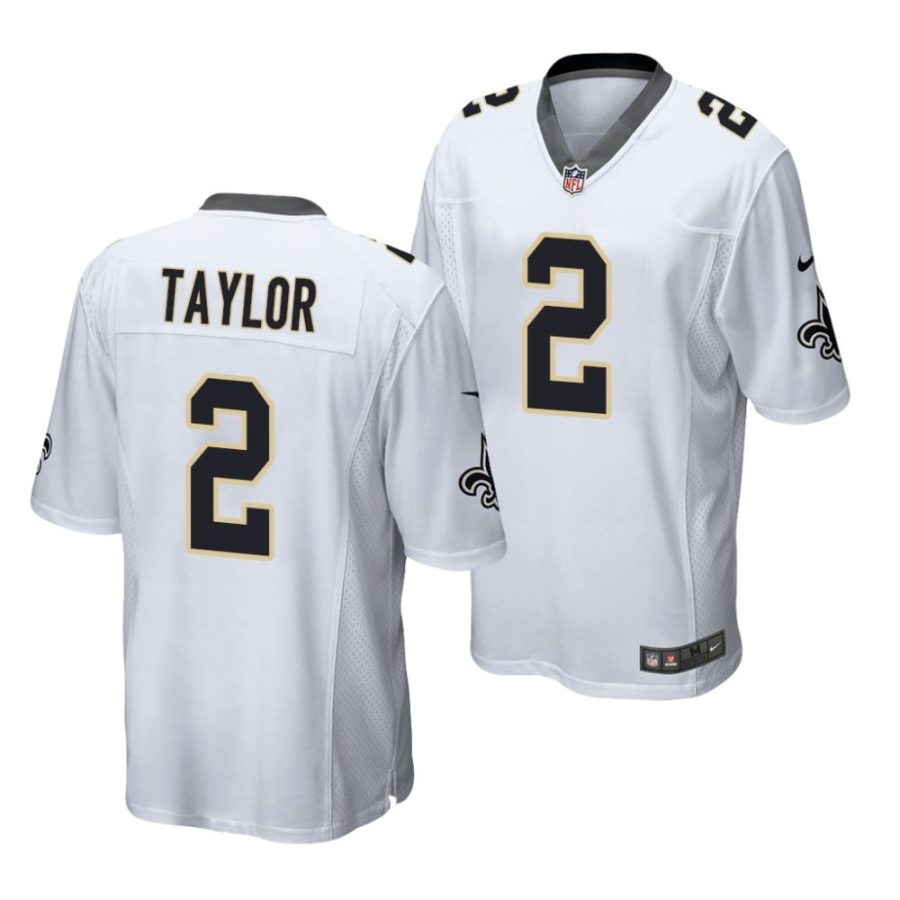 alontae taylor new orleans saints 2022 nfl draft game men white jersey scaled