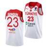 alperen sengun turkey fiba eurobasket 2022 white home jersey scaled