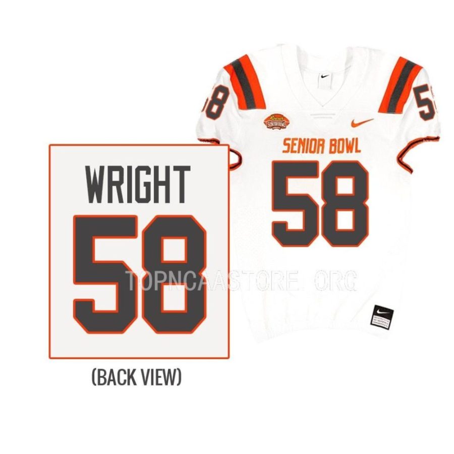 american team darnell wright white 2023 senior bowl all star football jersey scaled