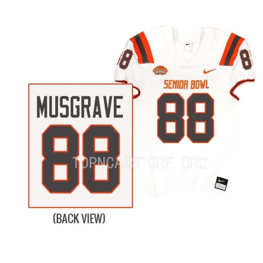 american team luke musgrave white 2023 senior bowl all star football jersey scaled