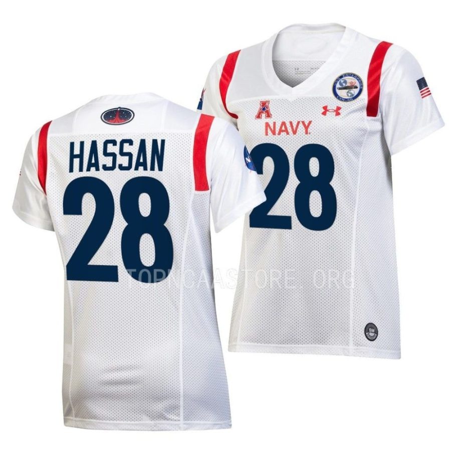 amin hassan white navy midshipmen2022 special games women jersey scaled