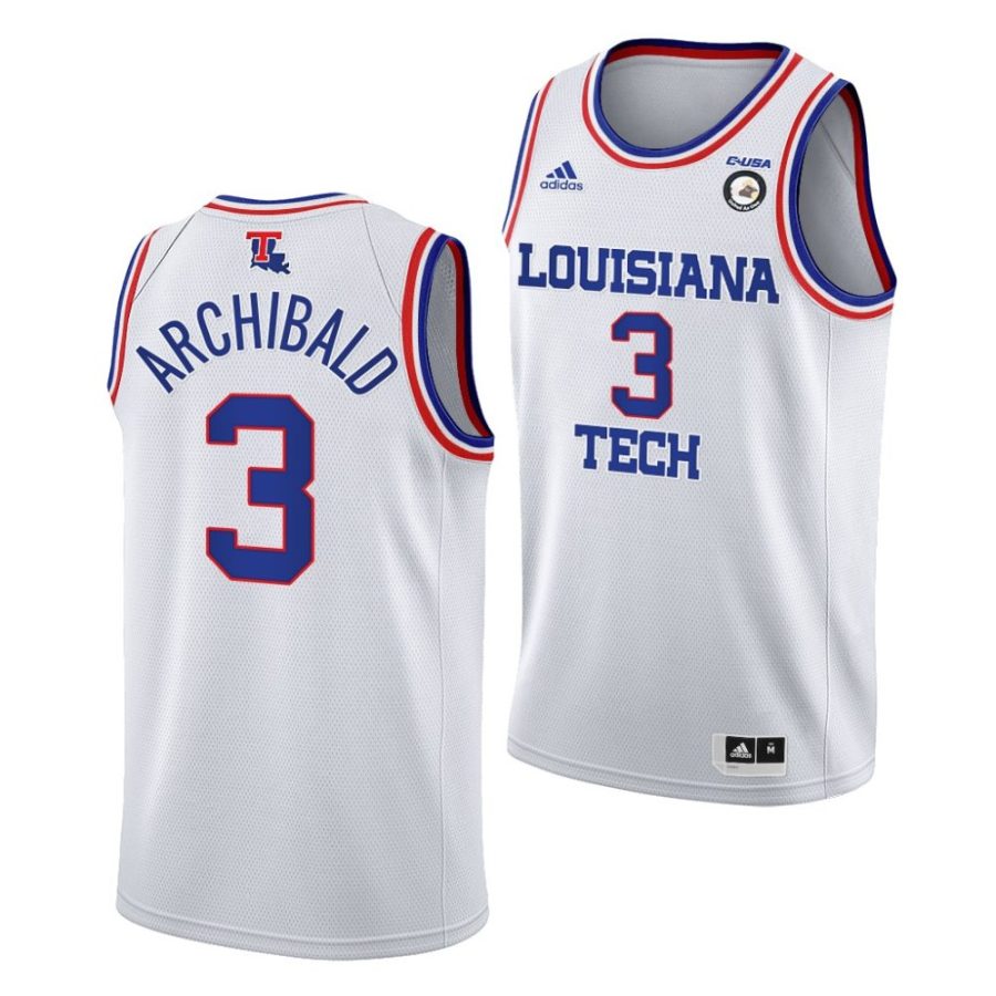 amorie archibald louisiana tech bulldogs college basketball home jersey scaled