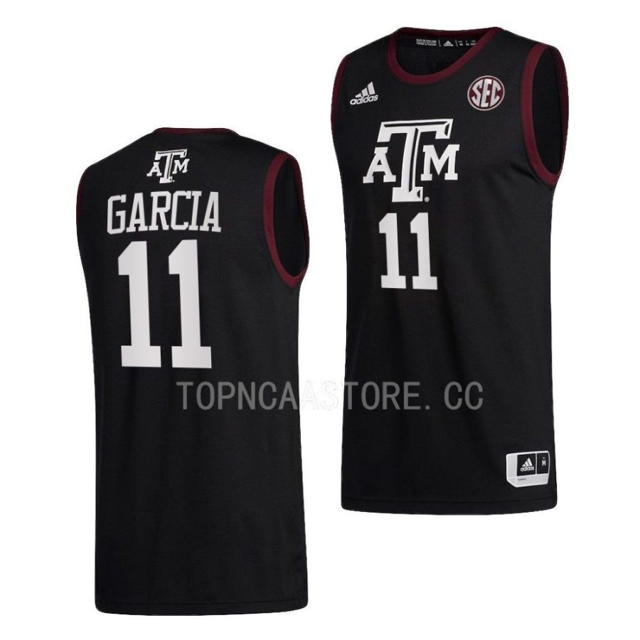 andersson garcia texas am aggies college basketball 2022 23 jersey 0 scaled