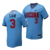 andrew cain arizona wildcats light bluereplica baseball menfull button jersey scaled